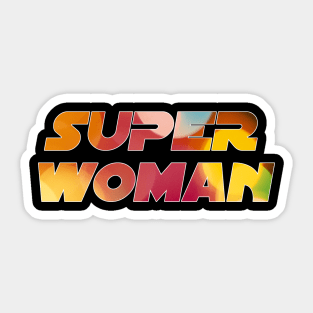 SUPER WOMAN Sticker